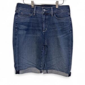 NYDJ Briella Lift Tuck Slimming 11 Inch Denim Shorts 8P NWT